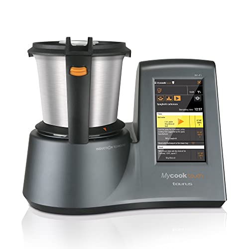 Taurus Mycook Touch Robot de Cocina, wifi, 1600 W, 2 L, hasta 140 grados, multifunción, más de...