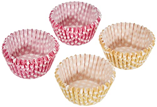 Ibili Mini CAPSULAS REPOSTERIA 100 U, Stainless Steel, Amarillo/Rosa/Blanco, 24 x 16 x 4 cm