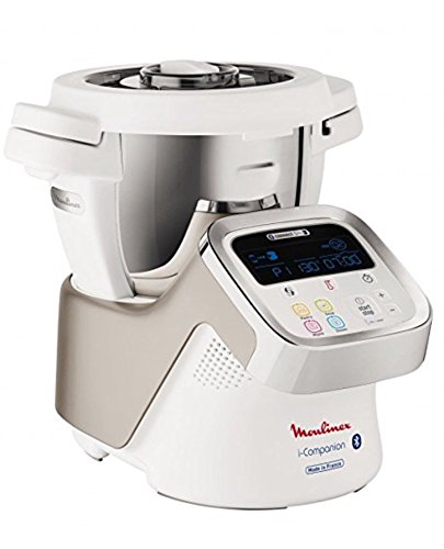 Moulinex i-Companion HF9001 - Robot de cocina Bluetooth 13 programas y 6 accesorios, capacidad 6...