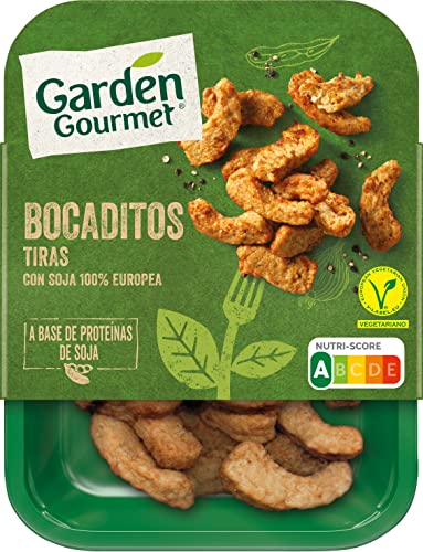 GARDEN GOURMET Bocaditos Vegetarianos Refrigerados - Tiras vegetales de proteina de soja y trigo,...