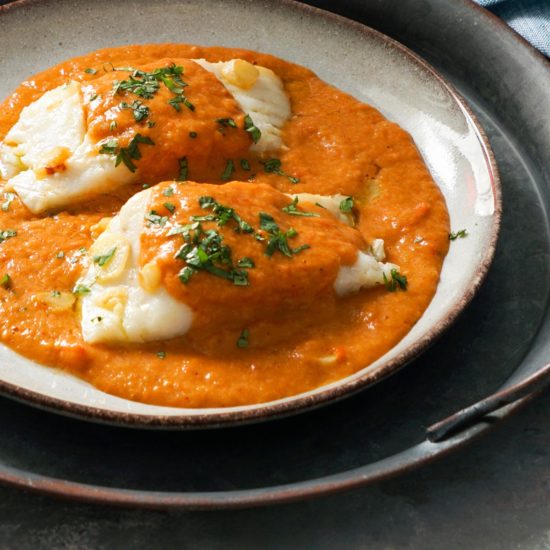 Bacalao A La Bilba Na Con Patatas Panaderas Receta Tradicional