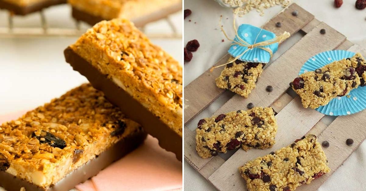 Barritas energéticas de cereales 3 recetas saludables PequeRecetas