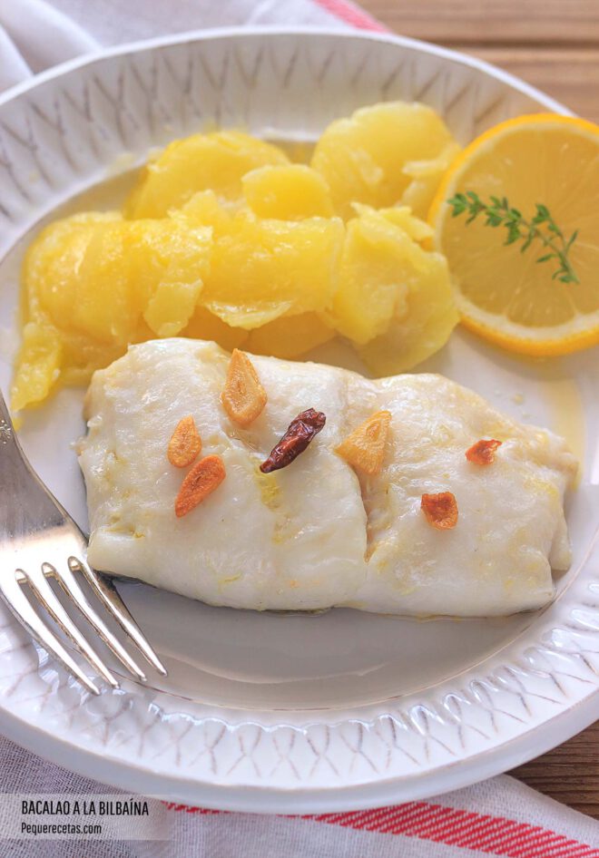 Bacalao A La Bilba Na Con Patatas Panaderas Receta Tradicional