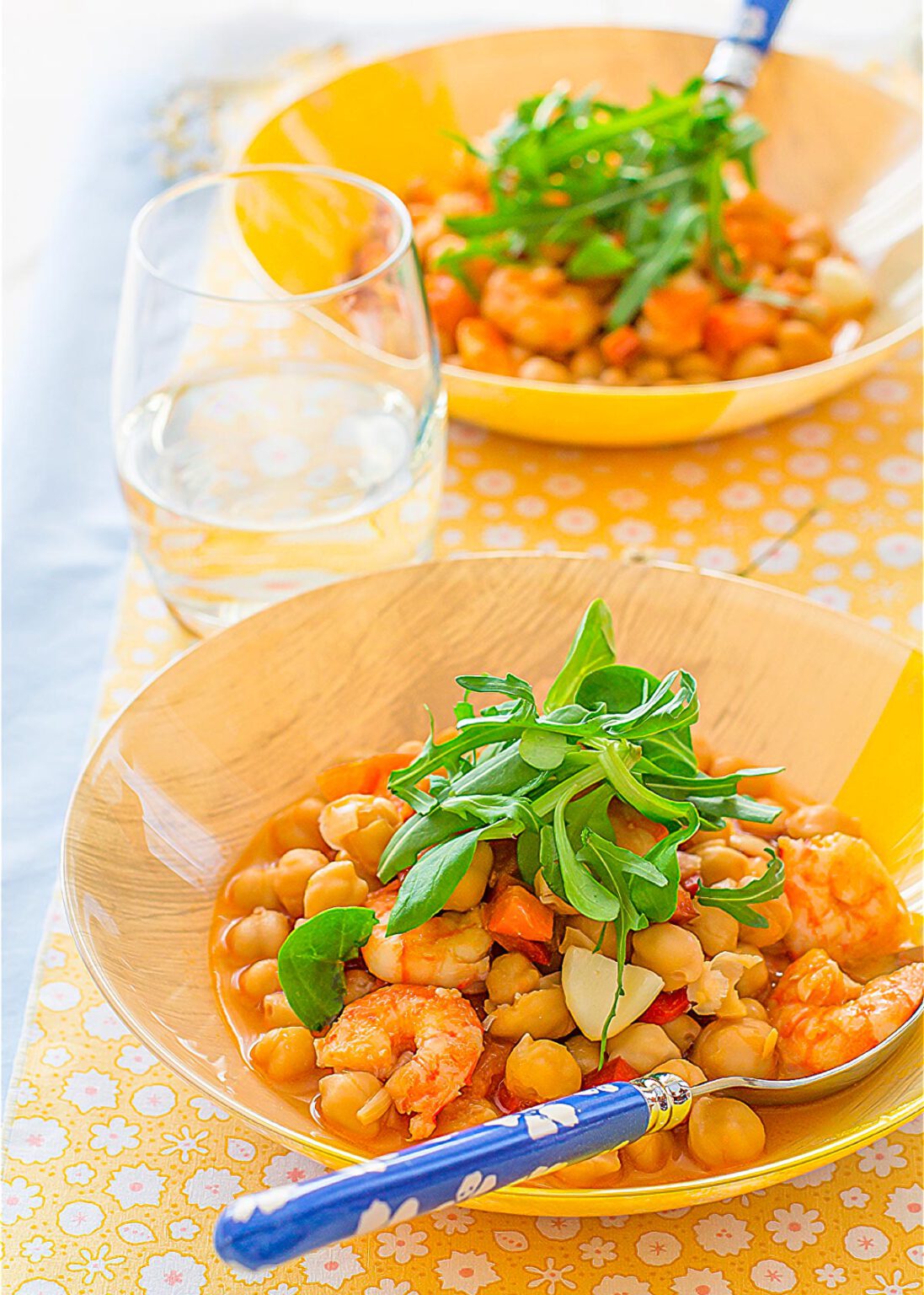 Garbanzos Con Langostinos Receta Tradicional Gaditana Pequerecetas