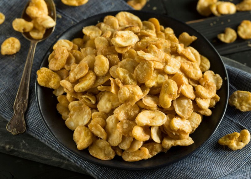 Aperitivo De Habas Fritas Crujientes Con Sal PequeRecetas