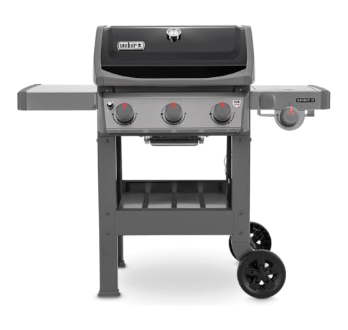 Weber Barbacoa Spirit Ii E-320 Gbs Black (Con Cocina Lateral)