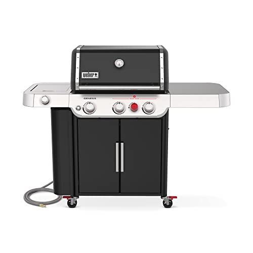 Weber Genesis E-335 - Parrilla De Gas, Gas Natural, Color Negro