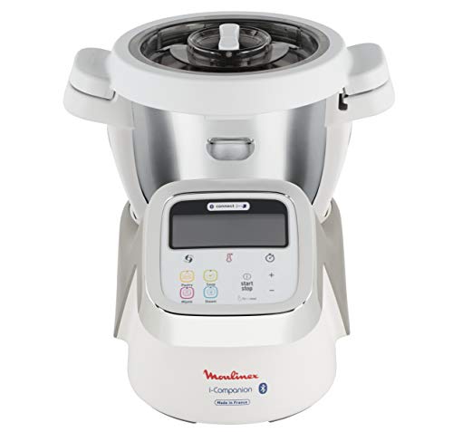 Moulinex I-Companion Hf9001 - Robot De Cocina Bluetooth 13 Programas Y 6 Accesorios, Capacidad 6...