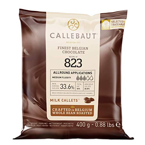 Callebaut N° 823 (33,6%) - Cobertura De Chocolate Con Leche Belga - Finest Belgian Milk Chocolate...