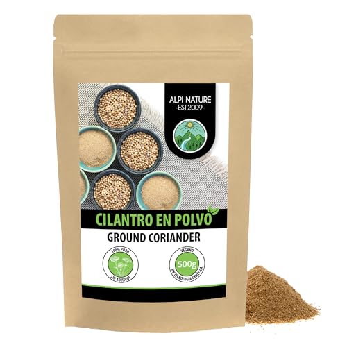 Cilantro Molido (500G), Polvo De Cilantro, Semillas De Cilantro Molidas, Especia 100% Natural,...