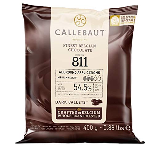 Callebaut N° 811 (54,5%) - Cobertura De Chocolate Negro Belga - Finest Belgian Dark Chocolate...