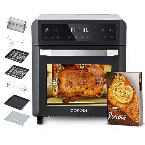 COSORI Freidora de Aire 12L, 11 Multifunciones, Air Fryer con Doble Resistencia 30-220°C, 7...