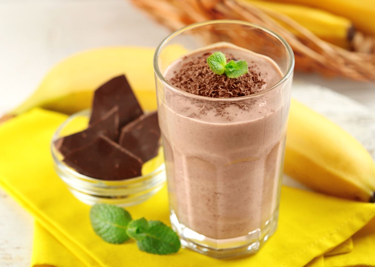 Batido de chocolate y plátano (2 recetas fáciles y saludables) -  PequeRecetas