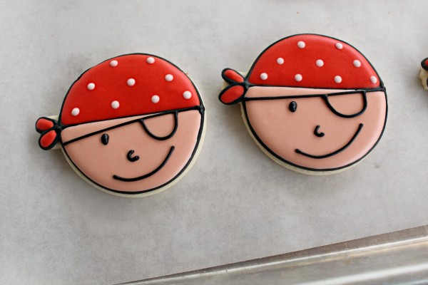 galletas piratas glaseadas - Cómo hacer galletas piratas decoradas con glaseado