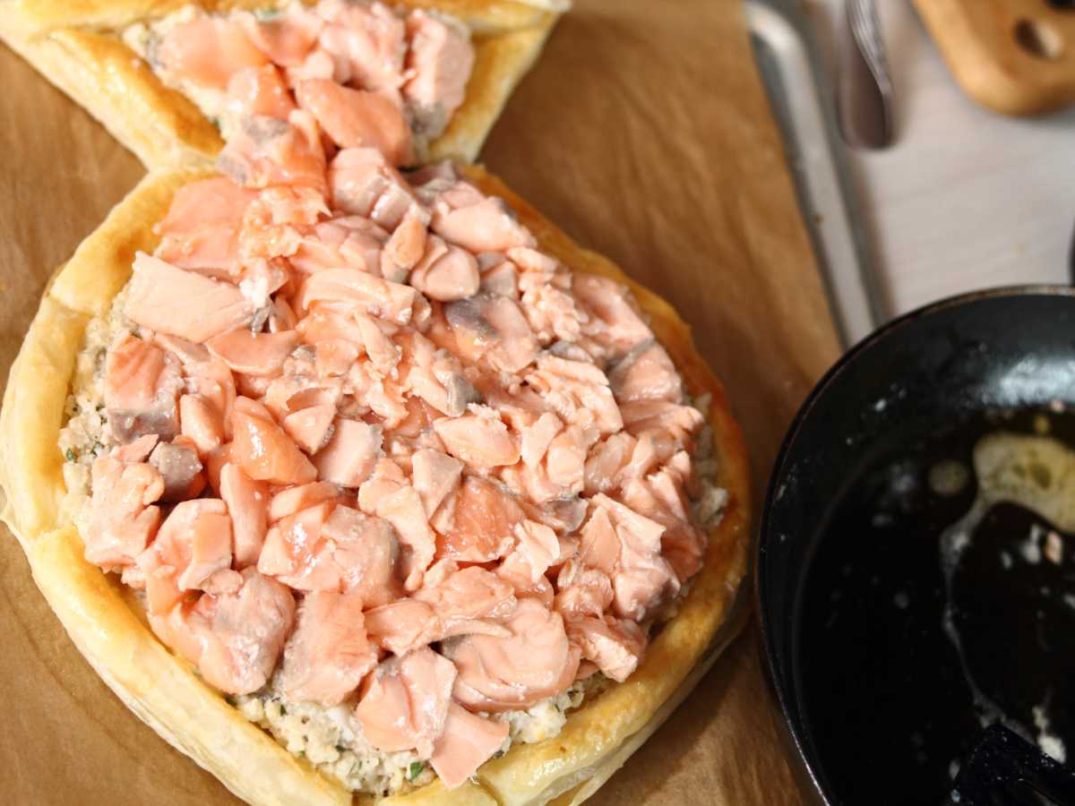 salmon en hojaldre relleno - Hojaldre con salmón (2 recetas fáciles para toda la familia)