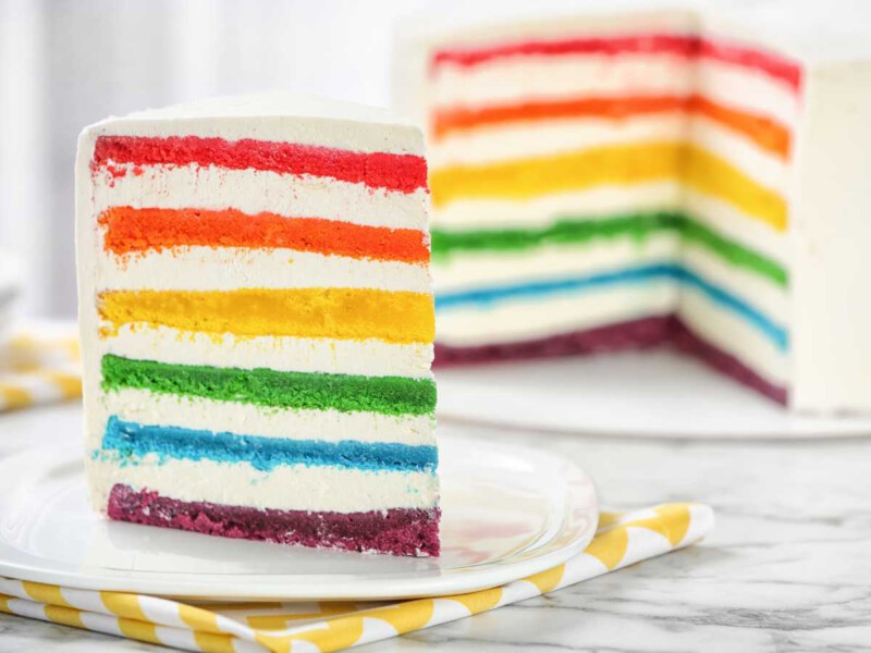 Tarta Arcoiris Rainbow Cake Receta
