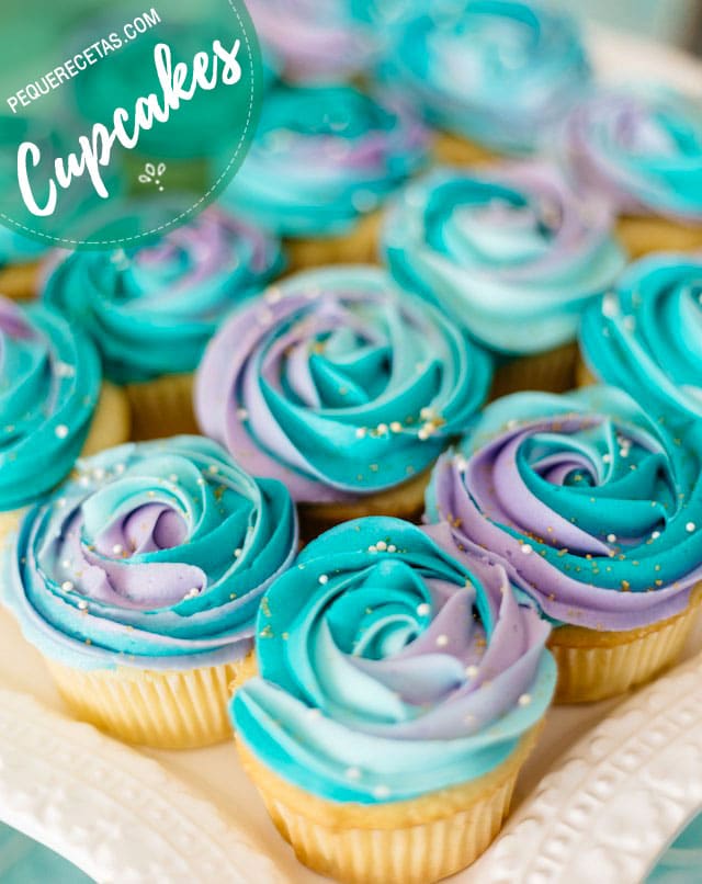 Cupcakes: recetas fáciles de masa y frosting ¡y un montón de ideas! -  PequeRecetas