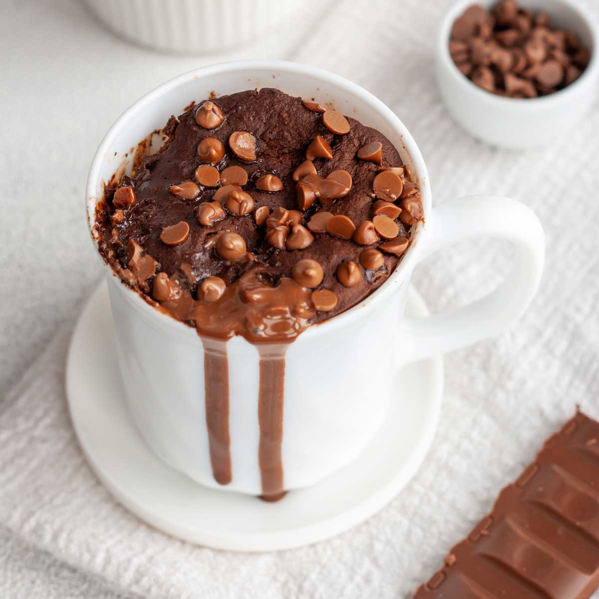 Brownie en microondas a la taza (receta rápida en 5 minutos) - PequeRecetas