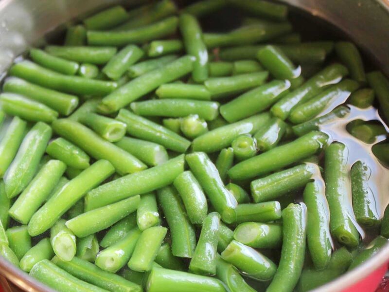 cocer judias verdes - Pastel de verduras casero paso a paso