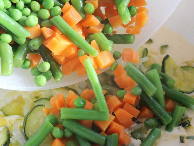 verduras para pastel salado - Pastel de verduras casero paso a paso