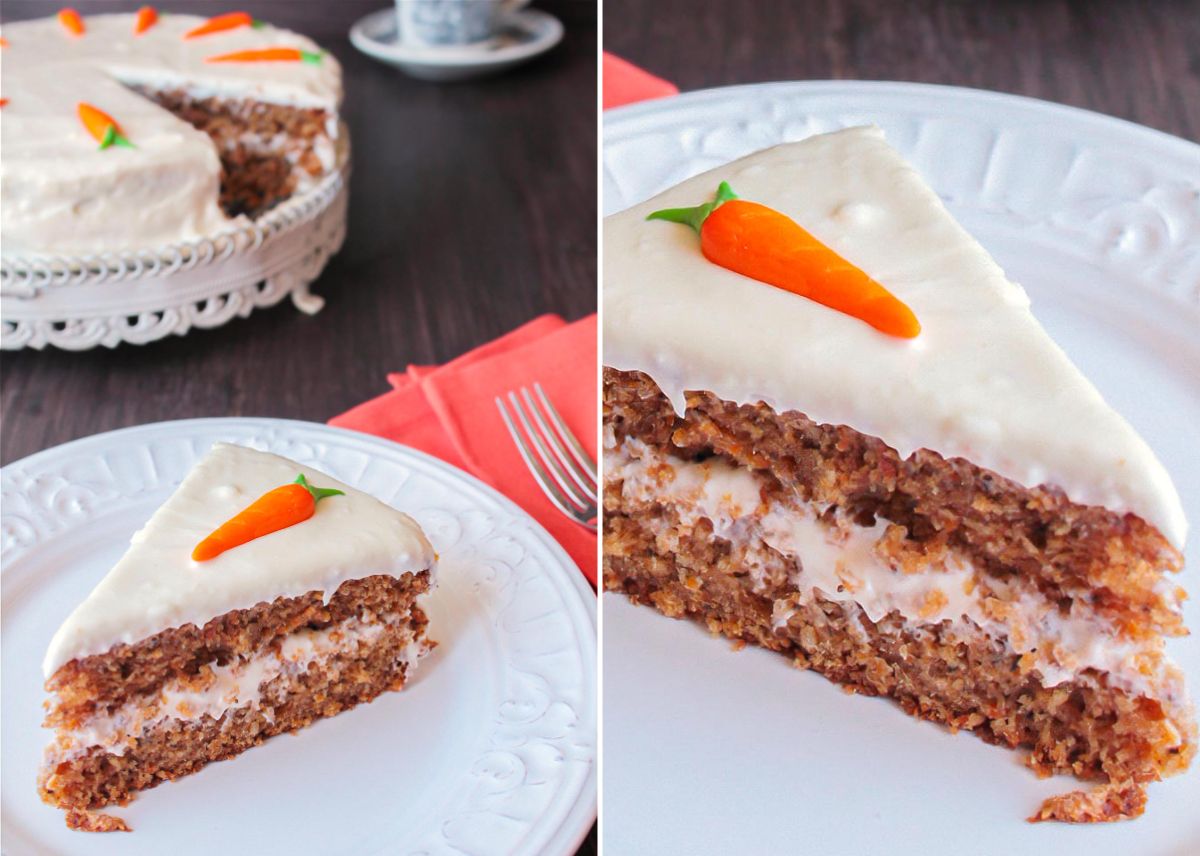 Tarta de zanahoria o Carrot Cake (la MEJOR receta) - PequeRecetas