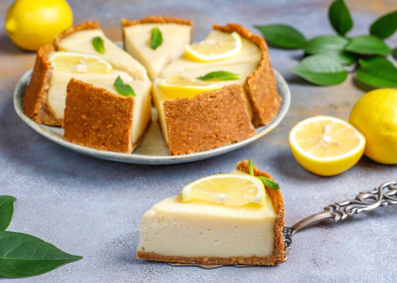 tarta de limon sin horno