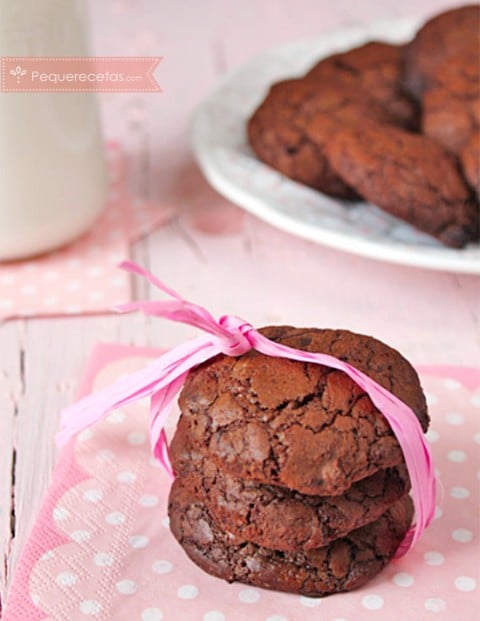 Galletas De Chocolate (crujientes Por Fuera Y Jugosas Por Dentro ...