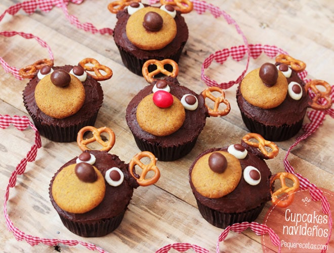 Recetas de Navidad para niños: ¡Cupcakes de chocolate navideños!