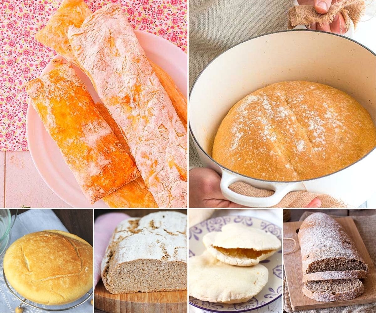 PAN CASERO (15 recetas de pan fáciles para hacer en casa) - PequeRecetas