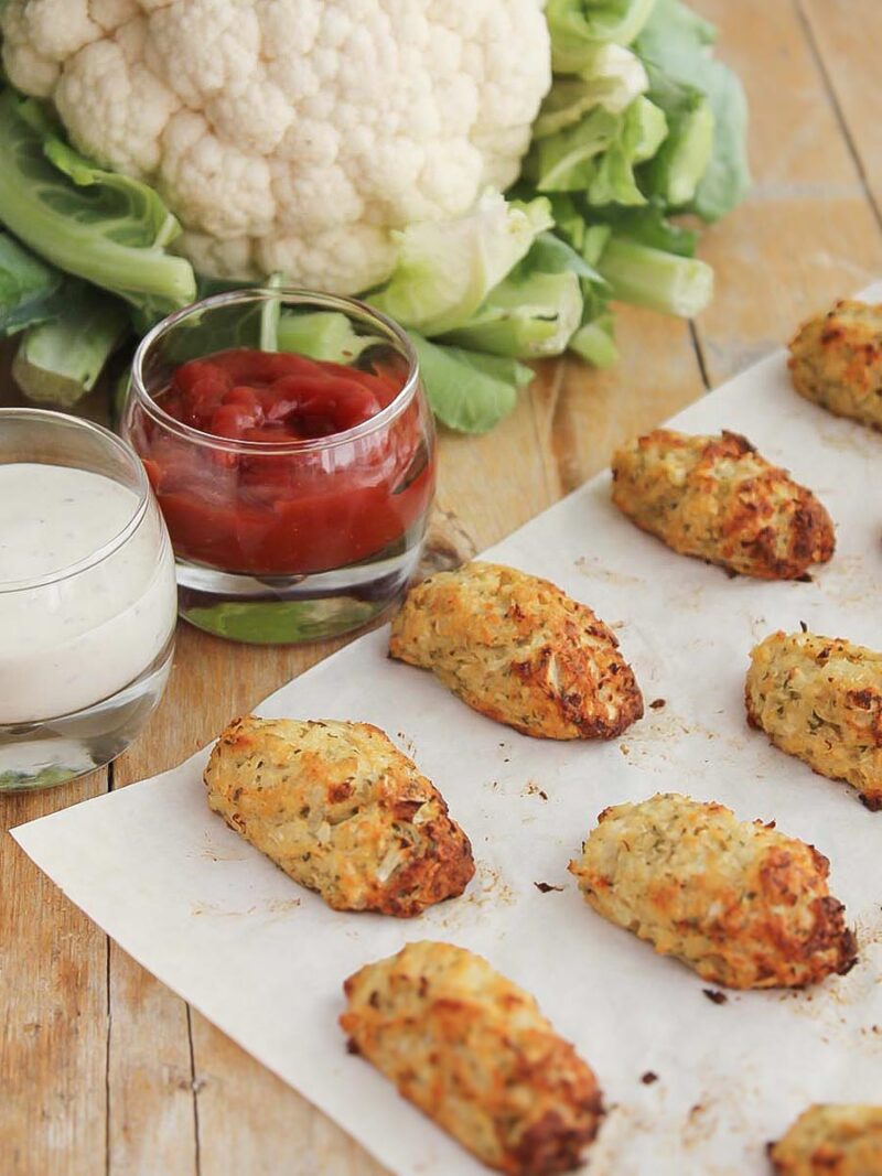 como hacer croquetas de coliflor - Croquetas de coliflor al horno