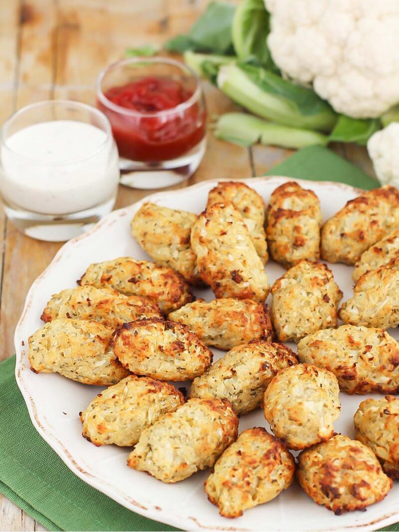 croquetas de coliflor al horno