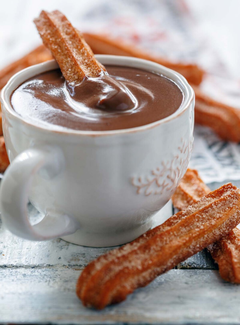 churros caseros sin huevo receta