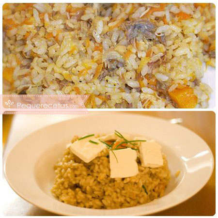 Recettes de potiron et de riz