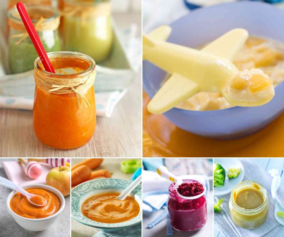 20 recetas de purés y potitos con Thermomix para bebés - PequeRecetas