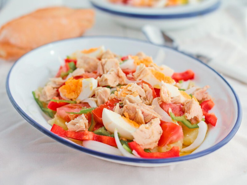 Ensalada campera de la abuela, la ensalada tradicional de verano