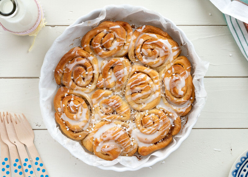 Rollos de canela (receta de Cinnamon Rolls)