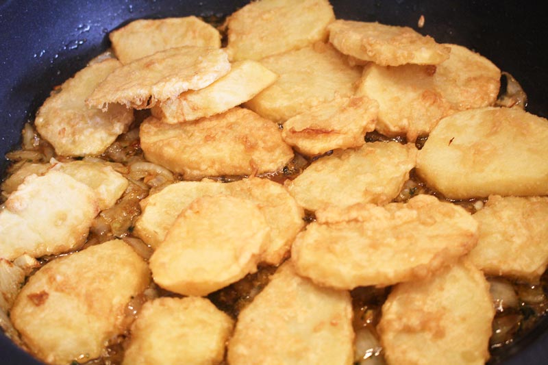 freir patatas a la importancia - Patatas a la importancia, receta tradicional de Palencia