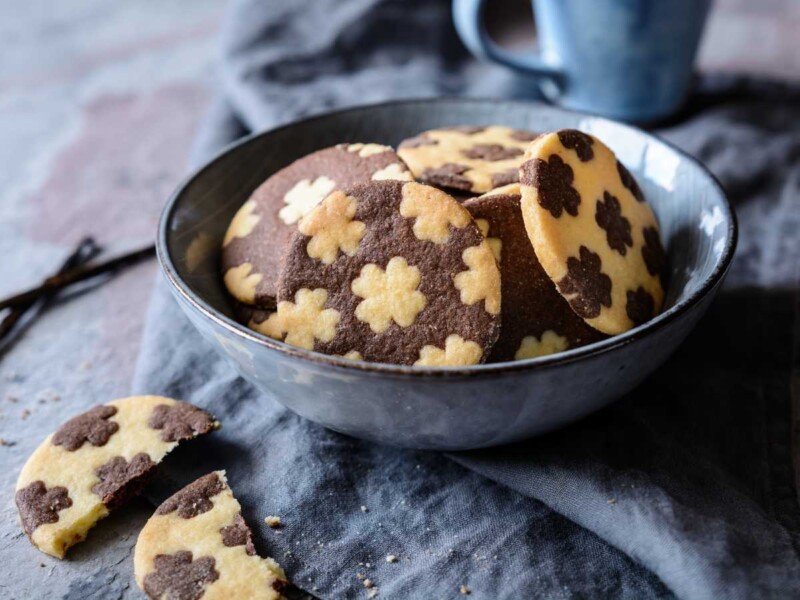 Galletas de mantequilla y chocolate