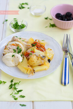 Pechugas De Pollo Al Horno Con Patatas (receta FÁCIL Y Rápida ...