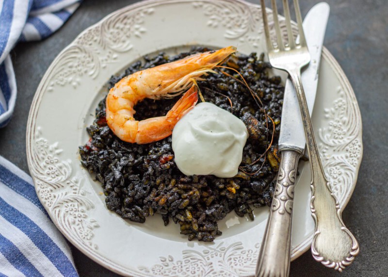 Arroz Negro con Thermomix