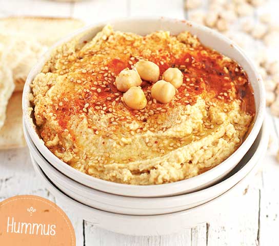 Hummus casero de garbanzos (receta FÁCIL en 3 pasos) - PequeRecetas