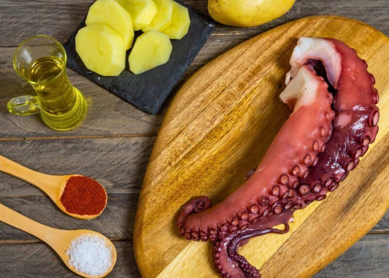 ingredientes pulpo a la gallega