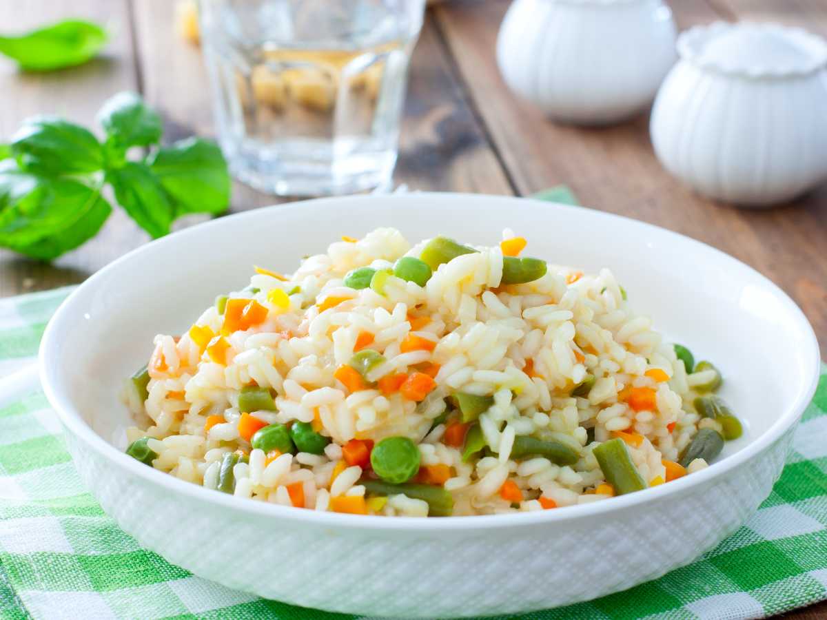 Risotto de verduras con Thermomix