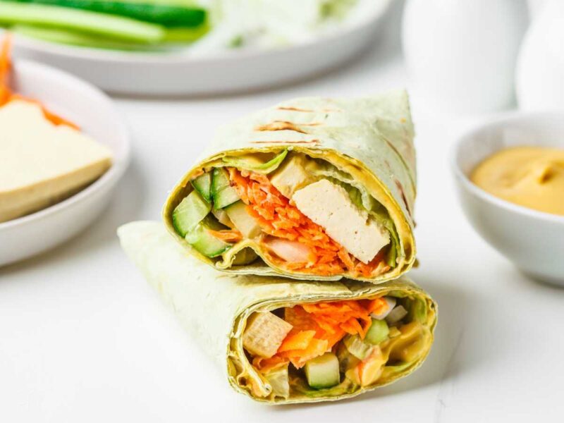 wraps de tofu