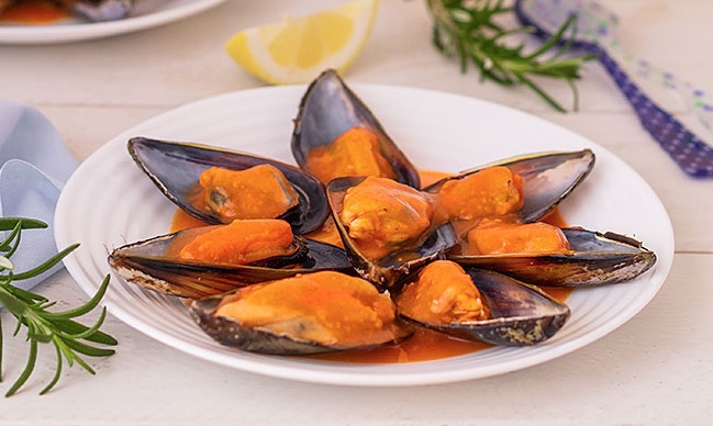 Mejillones en salsa picante