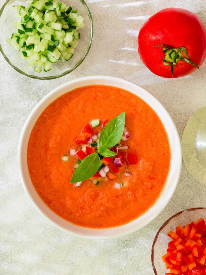 como hacer gazpacho andaluz thermomix - Gazpacho andaluz con Thermomix