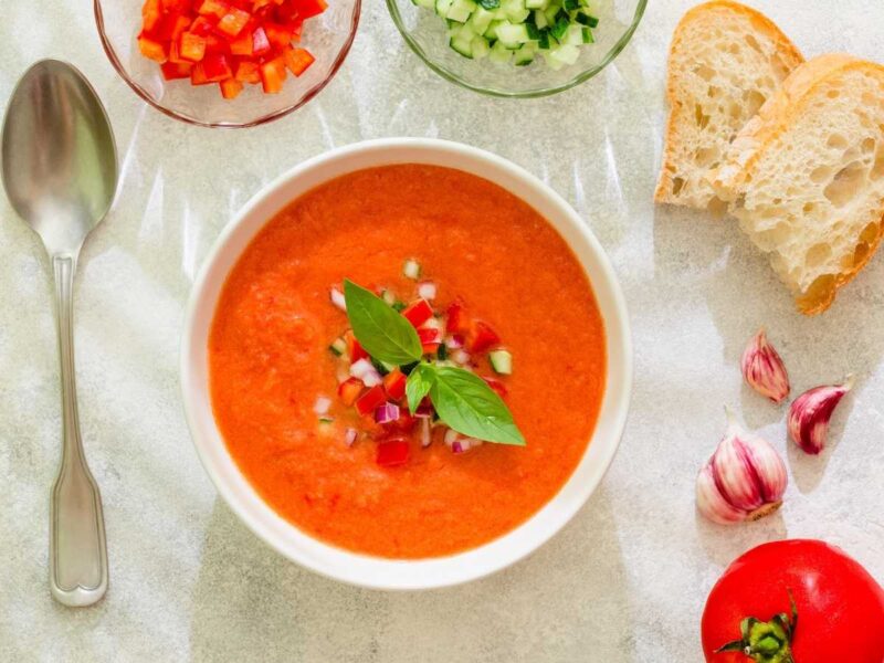 gazpacho thermomix facil - Gazpacho andaluz con Thermomix