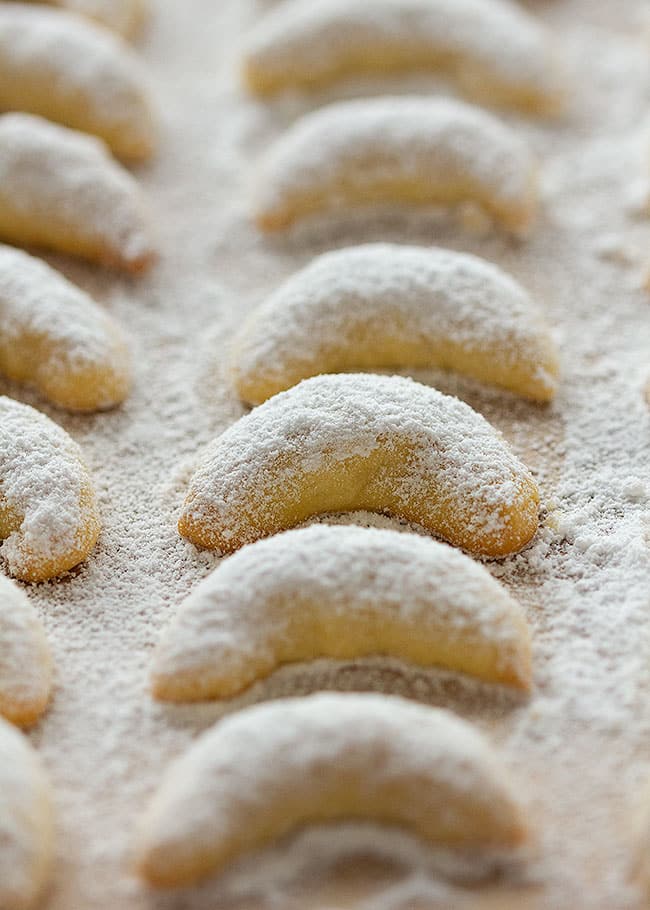 Vanillekipferl (receta navideña de galletas de vainilla y almendras) -  PequeRecetas