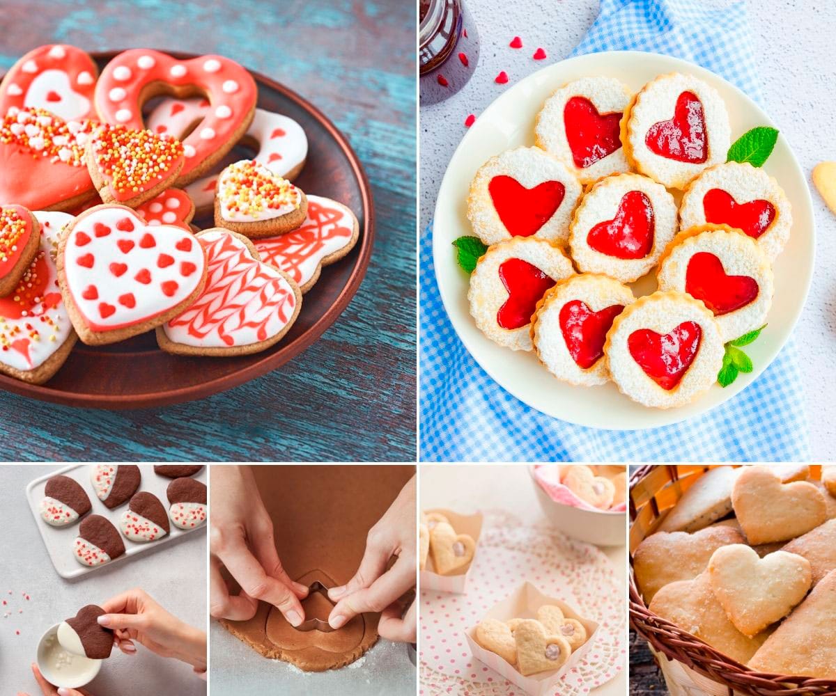 Galletas de San Valentín (4 recetas de galletas con corazón) - PequeRecetas