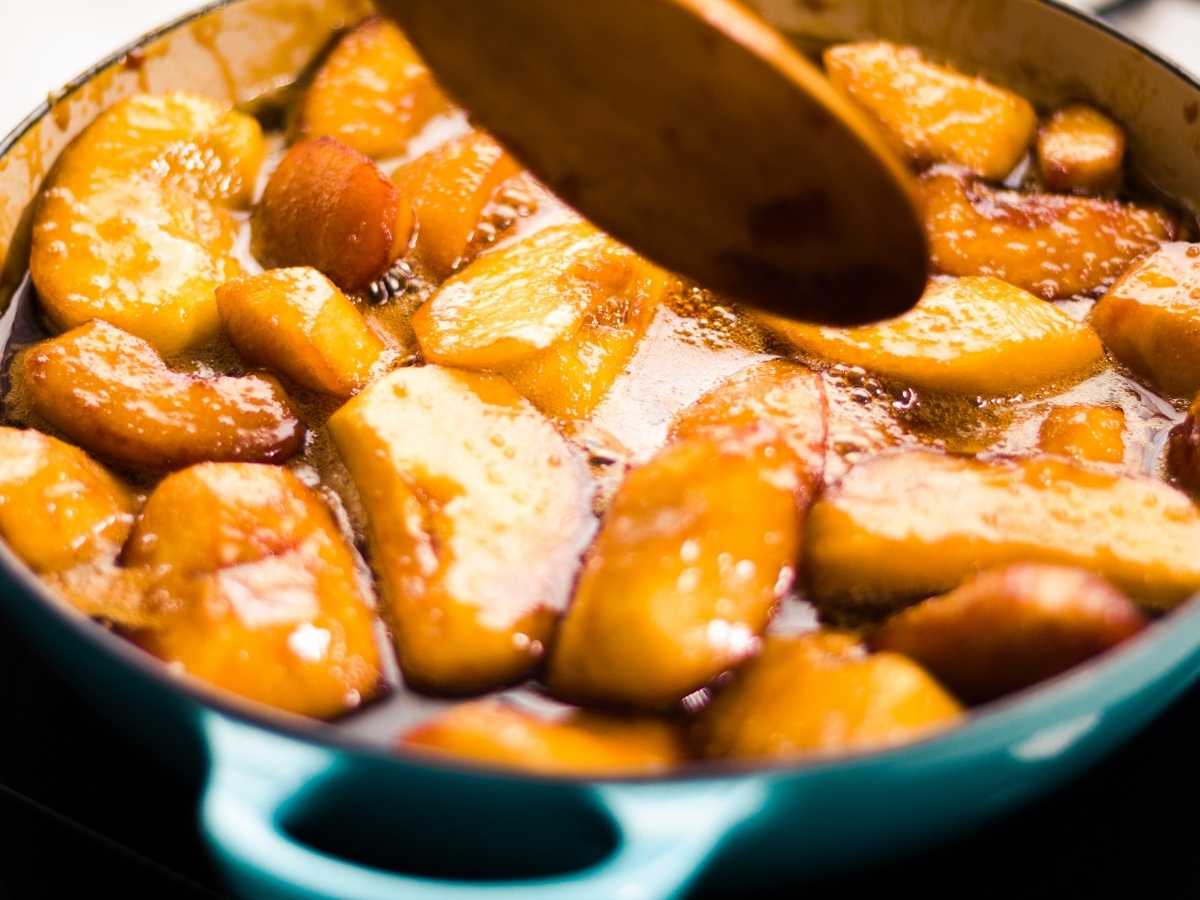 manzanas caramelizadas - Tarta Tatin de manzana casera